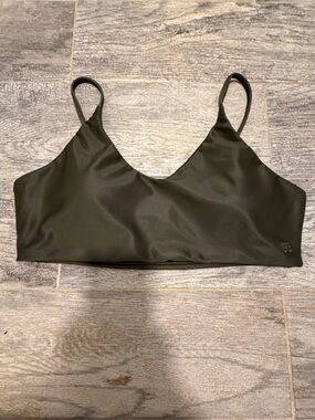 Albion Olive Green “Rise” Bikini Top